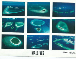 Asie - MALDIVES - Out  Of  Space - Multi Vues (photo Michael Friedel Editions Maldive N°23/220)*PRIX FIXE - Maldives