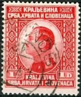 REGNO DI SERBIA CROAZIA E SLOVENIA, JUGOSLAVIA, YUGOSLAVIA, RE ALESSANDRO, 1924, FRANCOBOLLO USATO, Scott 31 - Gebruikt