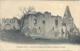PICARDIE - 80 - SOMME - PICQUIGNY - Ruines Du Château Des Vidames D'Amiens - Picquigny