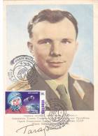 SPACE, ESPACE, IURI GAGARIN, FIST SPACEWALKER, CM, MAXICARD, CARTES MAXIMUM, 2002, MOLDOVA - Russia & USSR