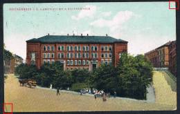 AK Reichenbach Im Vogtland 1910, Sachsen, Albertplatz, Bezirksschule, Ecole, School - Reichenbach I. Vogtl.