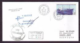 LETTRE.DOM TOM.COLONIE.TAAF.TERRES AUSTRALES.BELGIQUE.MULDER .GENT.DUMONT D URVILLE.ASTROLABE.ADELIE - Covers & Documents