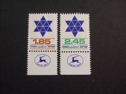 ISRAEL 1976  YVERT  594 / 595  MNH **    (IS02-NVT) - Usados (con Tab)