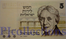 ISRAEL 5 LIROT 1973 PICK 38 UNC - Israel