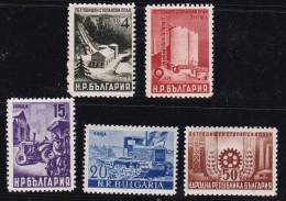 Bulgarie 1949 N°Y.T. :  617A à 617AD * - Unused Stamps