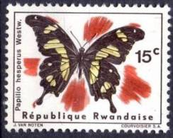 RWANDA Papillons (Yvert 138) Neuf Sans Charniere. MNH - Papillons