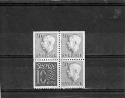 Suède (1957) - "Gustave VI" Neufs** - Unused Stamps