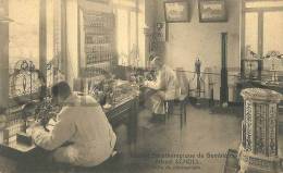 BELGIUM - GEMBLOUX - INSTITUT SÉROTHÉRAPIQUE DE ALFRED SCHOOL-SALLE DE MICROSCOPIE - 1915 PC. - Gembloux