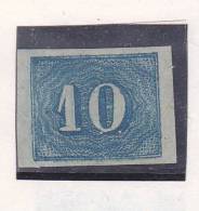 BRESIL N° 19 10R BLEU NEUF SANS GOMME - Used Stamps