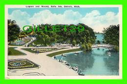 DETROIT, MI - LAGOON & MOUND, BELLE ISLE - - Detroit