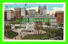 NEW YORK CITY, NY - CITY HALL & PARK - IRVING UNDERHILL - - Other Monuments & Buildings