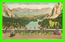 BANFF, ALBERTA - BOW VALLEY FROM C.P.R. HOTEL BANFF, CANADIAN ROCKIES - TRAVEL IN 1947 - - Banff