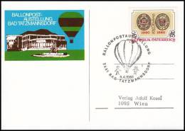 Austria 1980, Illustred Airmail Card, Special Postmark - Covers & Documents