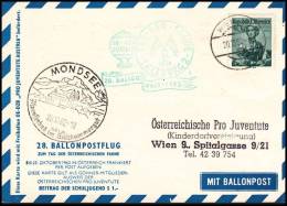 Austria 1962, Airmail Card By Ballon OE-DZB - Autres & Non Classés