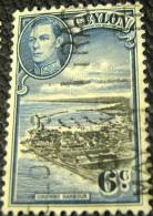 Ceylon 1938 Colombo Harbour 6c - Used - Ceylon (...-1947)