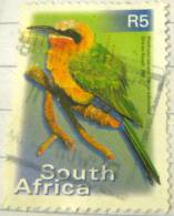 South Africa 2000 Whitefronted Bee-eater Bird 5r - Used - Gebruikt