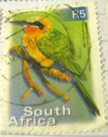 South Africa 2000 Whitefronted Bee-eater Bird 5r - Used - Gebraucht