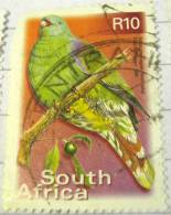 South Africa 2000 African Green Pigeon 10r - Used - Used Stamps