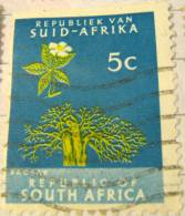 South Africa 1961 Baobab Tree 5c - Used - Oblitérés