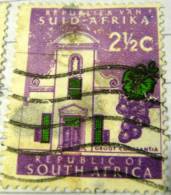 South Africa 1961 Groot Constantia 2.5c - Used - Usati