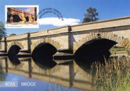 Australia 2004 Landmark Bridges - 50c Ross Bridge Tasmania 1836 Maxi Postcard - Andere & Zonder Classificatie