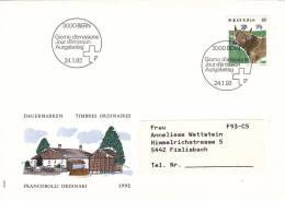 COWS, VACHES, SPECIAL COVER, 1992, SUISSE - Vaches