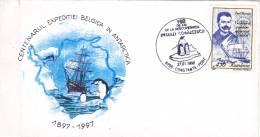 EMIL RACOVITA POLAR EXPLORER, FIRST ANTARCTIC ROMANIAN BASE,SPECIAL COVER, 2006,ROMANIA - Explorers