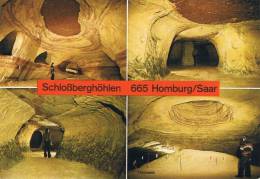 SCHLOSSBERGHÖHLEN 665 HOMBURG / SAAR - Führungen + Auskunft - TBE, Carte Neuve, 2 Scans - Sonstige & Ohne Zuordnung