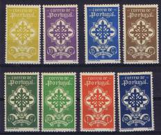 Portugal: 1940, Mi 606-613, MNH/**  5 And 10 C Small Gum Fold, 1,75 Gum Wave (not Hinged!) - Ungebraucht