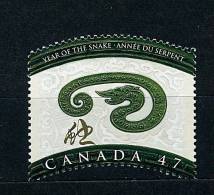 Lot 22 - B 11 - Canada ** N° 1838 -  Année Lunaire Chinoise Du Serpent - Neufs