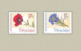 Hungary 2002. Flowers Set MNH (**) Michel: 4734-4735 / 0.90 EUR - Ongebruikt