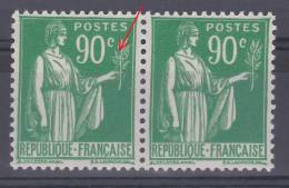 FRANCE VARIETE  N° YVERT  367 TYPE PAIX  NEUFS LUXE - Unused Stamps