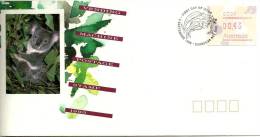 AUSTRALIA FDC KOALA ANIMAL FRAMA 1 STAMP OF $0.43 POSTCODE:2600 CANBERRA DATED 03-09-1990 CTO SG? READ DESCRIPTION !! - Automatenmarken [ATM]