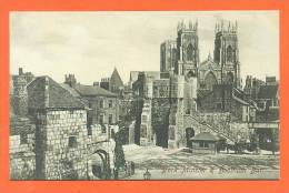 Angleterre - York  "  York Minster Et Bootham Bar  " - York