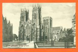 Angleterre - York    " York Minster , West Front  " - York