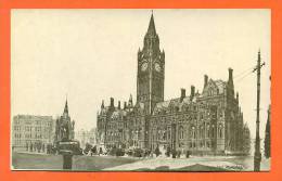 Angleterre - Manchester   "  Town Hall  " Carte Glacée - Manchester