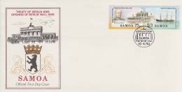 Samoa 1990 Opening Of  Berlin Wall FDC - Samoa (Staat)