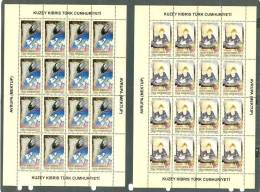 2008 NORTH CYPRUS EUROPA LETTER MINI SHEETS MNH ** - 2008