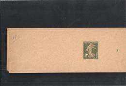 EB068 - Lot De 7 Bandes Pour Journaux Avec Entier Postal Semeuse 2c - Date : 709 - Wikkels Voor Tijdschriften