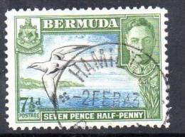 Bermuda GVI 1938 7½d Tropic Bird Definitive, Fine Used - Bermuda