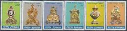 1988 ROUMANIE 3798-803** Pendules, Horloges - Unused Stamps