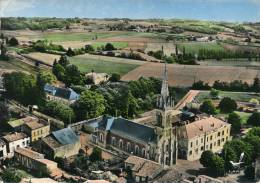 MIRAMBEAU - Vue Aérienne -  L'Église (1965) - Mirambeau