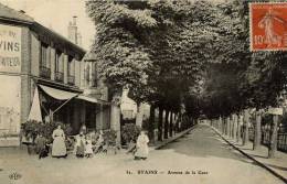 93 - STAINS - Avenue De La Gare - Animée - ELD - Stains