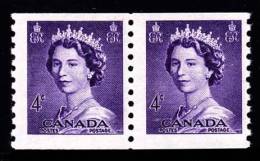 Canada (Scott No. 333 - Reine / Elizabeth / Queen) [**] Paire / Pair -  B / F - Rollen