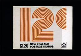 NEW ZEALAND - 1978  $ 1.20  BOOKLET BLACK AND ORANGE COVER  MINT NH - Postzegelboekjes