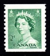 Canada (Scott No. 331 - Reine / Elizabeth / Queen)  [**] B / F - Coil Stamps