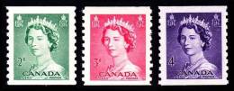 Canada (Scott No. 331-33 - Reine / Elizabeth / Queen) [**]  TB / VF - Série / Set - Rollen