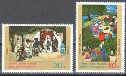 Turkey Cyprus 1982 Art  Painting -  Mi.120-121 - MNH (**) - Unused Stamps