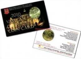 Vatican 2010: Coincard Avec La Pièce De 50 Cent - Vaticano (Ciudad Del)