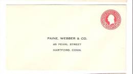George Washington 2 Cent - Paine, Webber & Co. Hartford, Connecticut - 1921-40